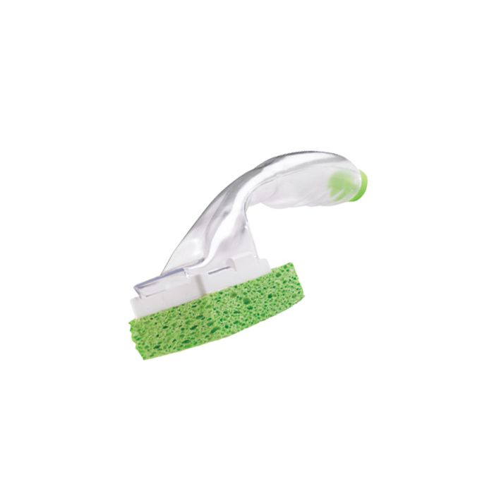 Libman Gentle Touch Foaming Dish Wand Bundle with Curved Kitchen Brush and  Two Sponge Refills